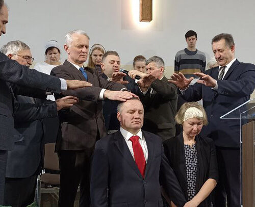 Рукоположение на пасторское служение Токаря Николая Михайловича