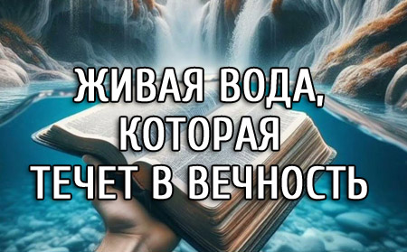 Живая вода, которая течет в вечность